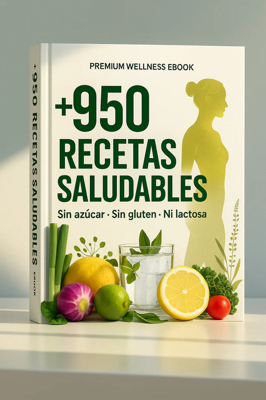 +950 Recetas Rápidas y Saludables (+ 8 Libros de Regalo 🎁)